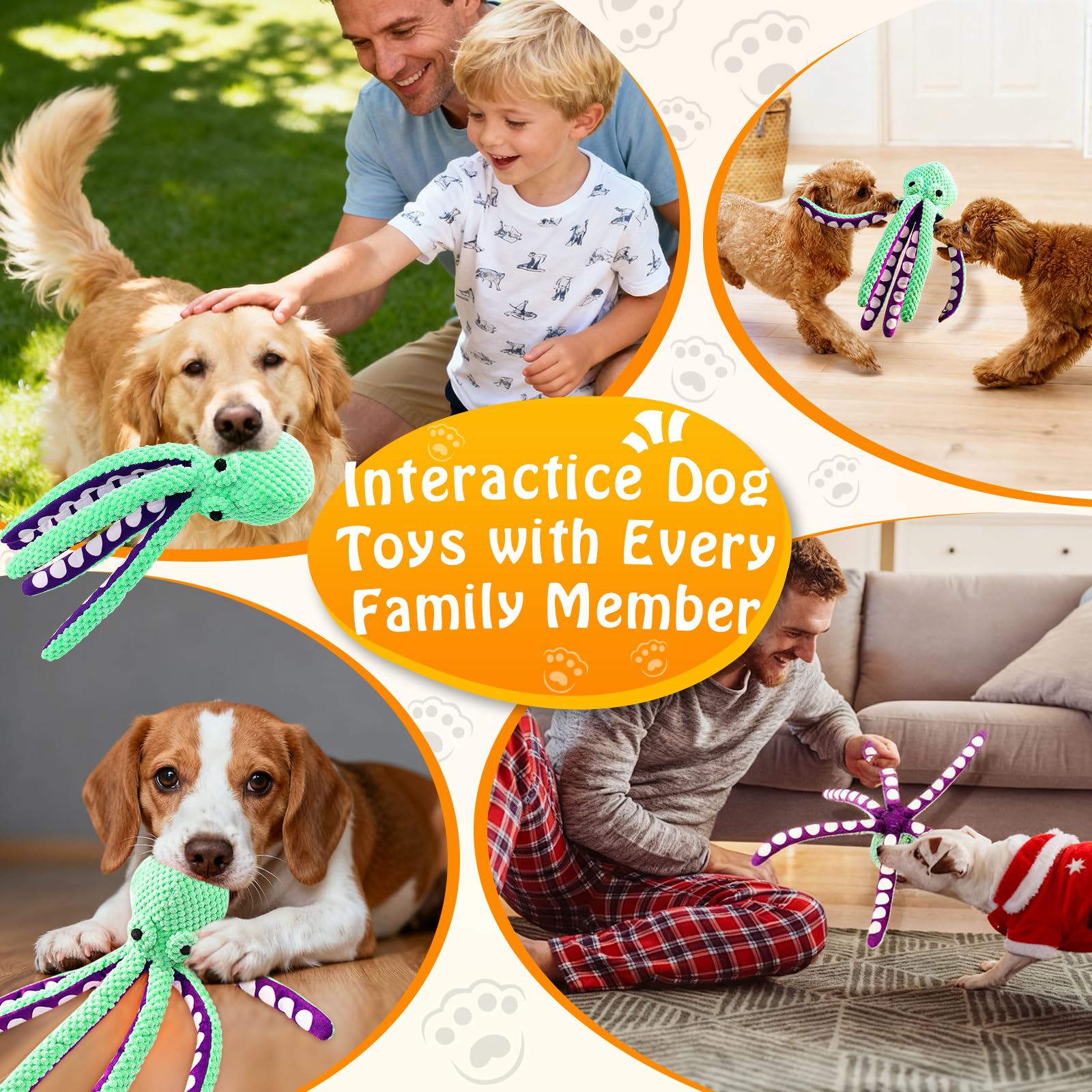 Jouet pour chien en peluche pi - Indestructible Dog Chew Toy avis et prix