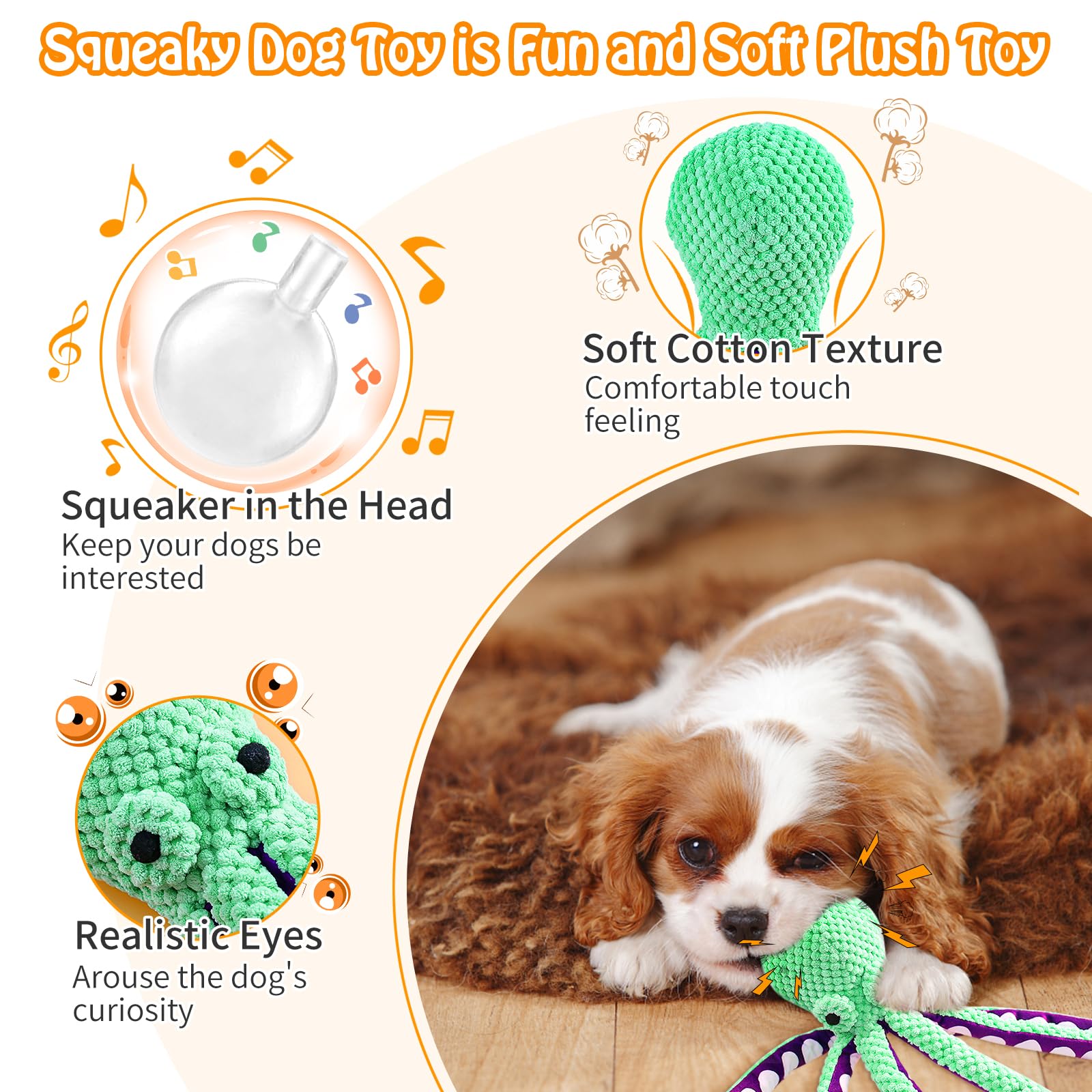 Jouet pour chien en peluche pi - Indestructible Dog Chew Toy avis et prix