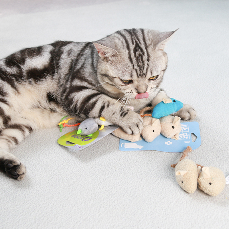 Jouet pour chat : Souris en pe - Catnip Interactive Plush Mouse avis et prix